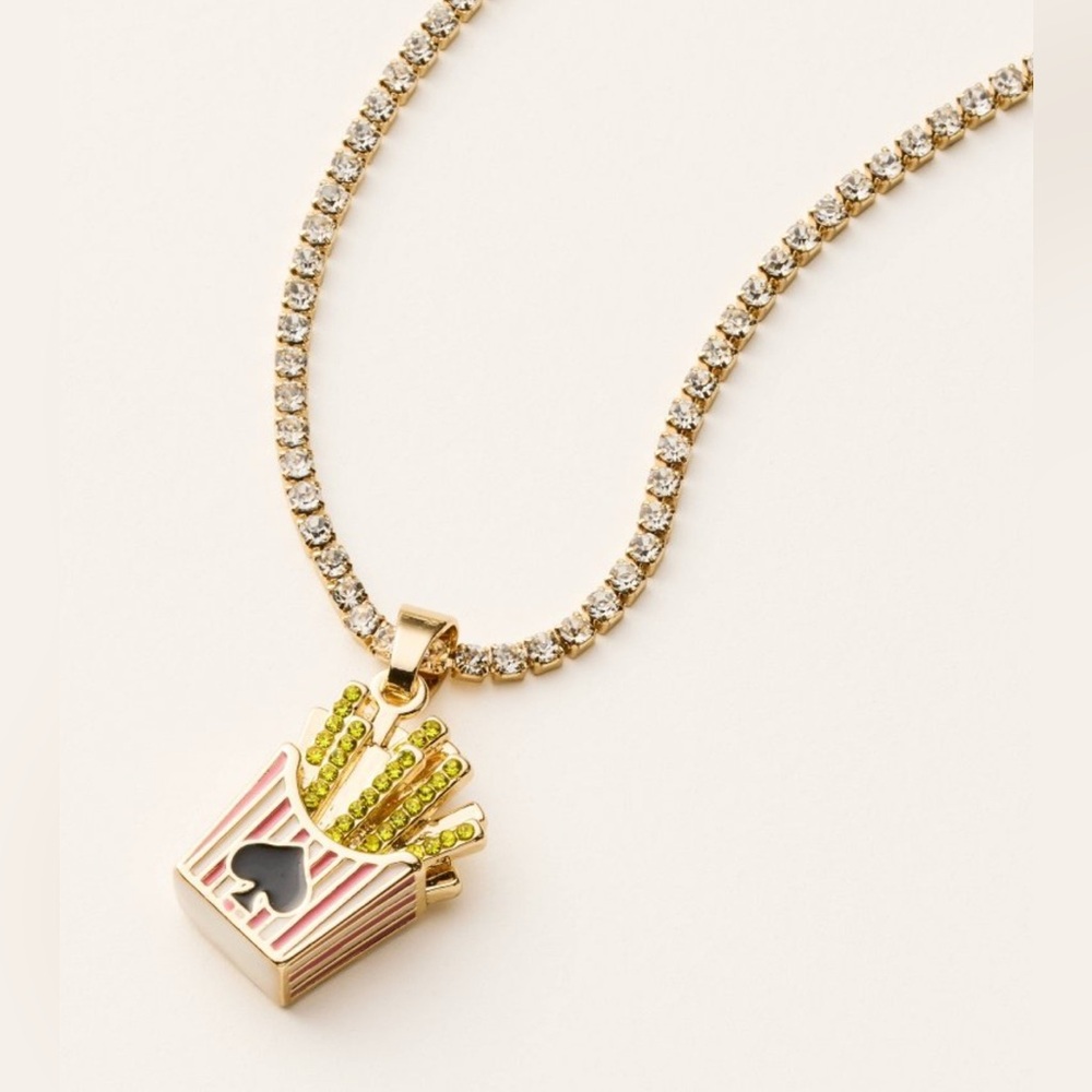 Kate Spade NY x Target French Fry charm necklace new in box